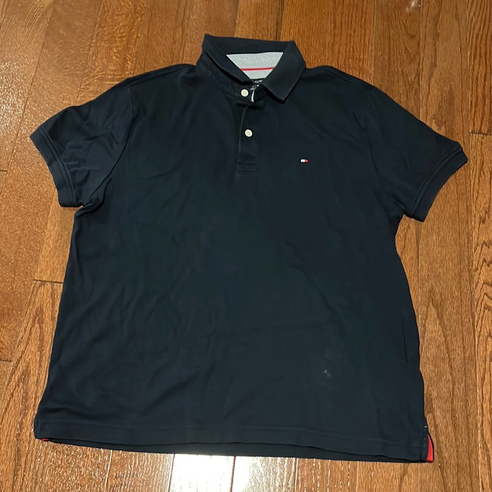 Navy Blue Button Up Tommy Hilfiger